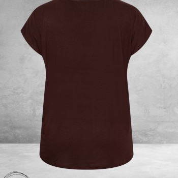 Kaffe curve Shirt Mila Coffee Bean /Blue 