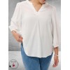 Kaffe Curve Blouse Alberte Gebroken Wit 