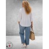 Kaffe Curve Blouse Alberte Gebroken Wit 