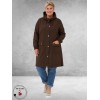 Kaffe Curve Regen Parka Sofia Bruin
