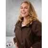Kaffe Curve Regen Parka Sofia Bruin