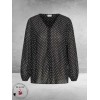 Kaffe Curve Minda Blouse Zwart/Stippen