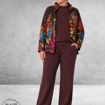 Kaffe Curve Pantalon Jenna Straight Fudge