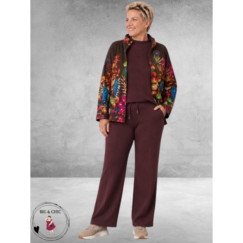 Kaffe Curve Pantalon Jenna Straight Fudge