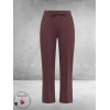 Kaffe Curve Pantalon Jenna Straight Fudge