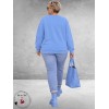 KAFFE CURVE Sweatshirt ATELIER Lichtblauw