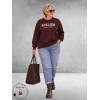 KAFFE CURVE Sweatshirt ATELIER Fudge