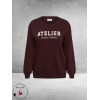 KAFFE CURVE Sweatshirt ATELIER Fudge