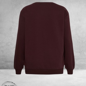 KAFFE CURVE Sweatshirt ATELIER Fudge