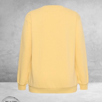 KAFFE CURVE Sweatshirt ICÔNE Geel