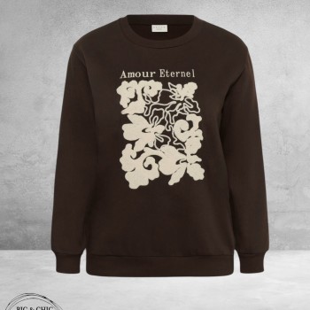 KAFFE CURVE Sweater AMOUR ETERNEL 