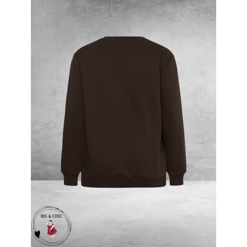 KAFFE CURVE Sweater AMOUR ETERNEL 