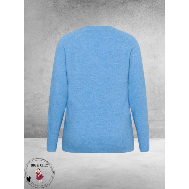 KAFFE CURVE Trui Niela Provence Bleu