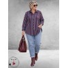Kaffe Curve Blouse Fudge/Chalk/Provence