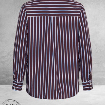 Kaffe Curve Blouse Fudge/Chalk/Provence