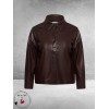 Kaffe Curve Jacket Leerlook Fudge