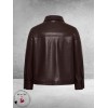 Kaffe Curve Jacket Leerlook Fudge