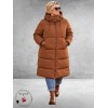 Kaffe Curve Winterjas Nicole Padded Coat Bruin