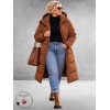 Kaffe Curve Winterjas Nicole Padded Coat Bruin