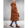 Kaffe Curve Winterjas Nicole Padded Coat Bruin