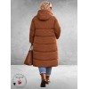 Kaffe Curve Winterjas Nicole Padded Coat Bruin