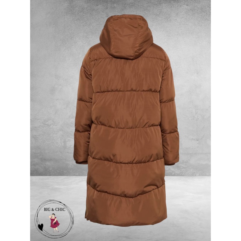 Kaffe Curve Winterjas Nicole Padded Coat Bruin