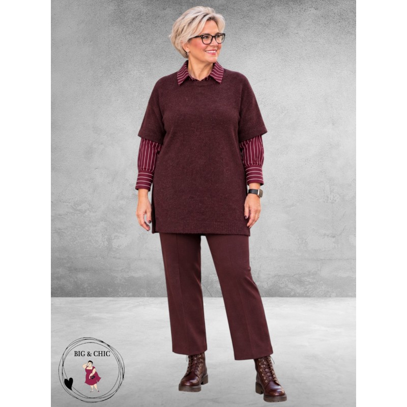 Kaffe Curve Tuniek-Trui Fudge Melange
