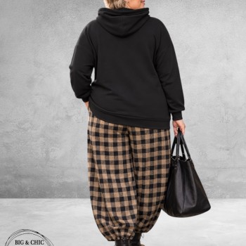 KAFFE CURVE Sweatshirt/Hoodie Annita Black 