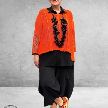 Moonshine Ballonbroek  Plooien Zwart 