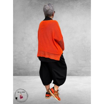 NC Trui Laagjeslook Katoen Oranje 