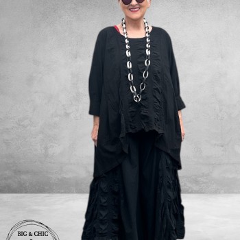 Moonshine Broek Wijd Smock Zwart