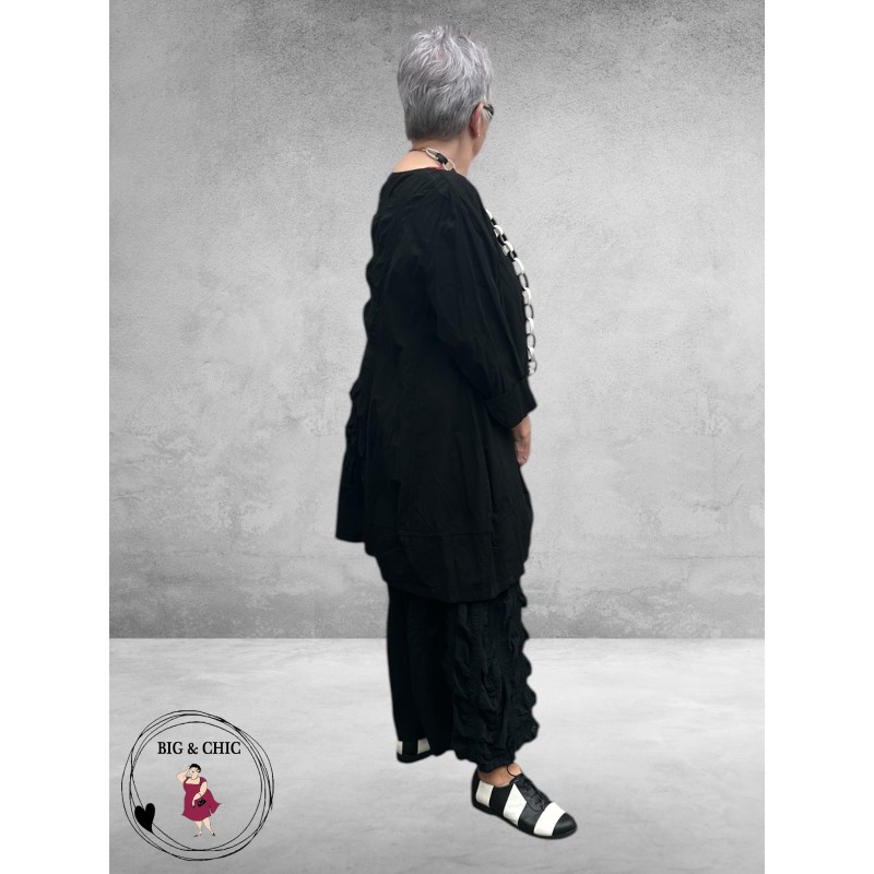 Moonshine Tuniek High-Low Zwart