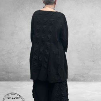 Moonshine Tuniek High-Low Zwart