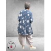 Moonshine  Jasje/Blouse Ballon Lichtblauw Dots