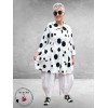 Moonshine  Jasje/Blouse Ballon Wit Dots