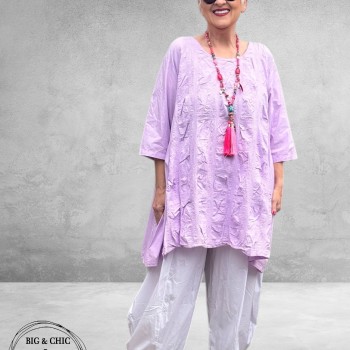 Moonshine Tuniek Katoen Lila