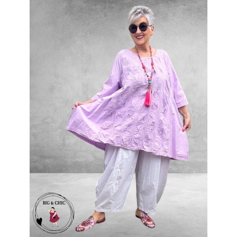 Moonshine Tuniek Katoen Lila