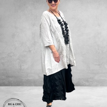 Moonshine Tuniek Katoen Lichtgrijs 