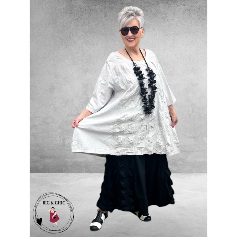 Moonshine Tuniek Katoen Lichtgrijs 