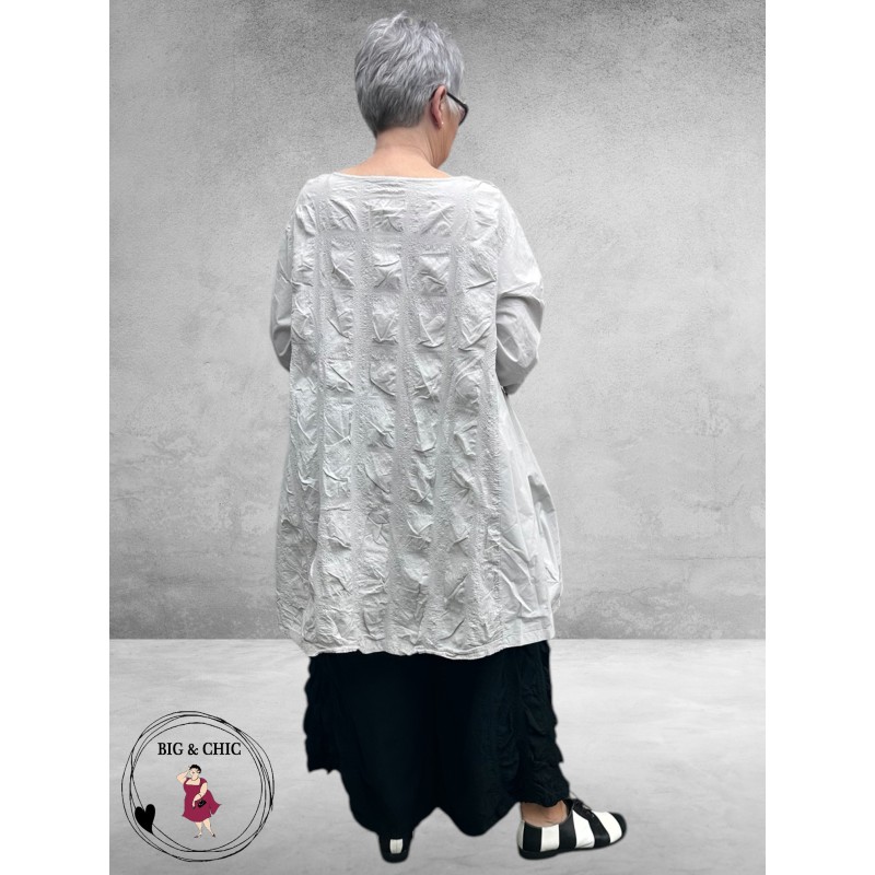 Moonshine Tuniek Katoen Lichtgrijs 