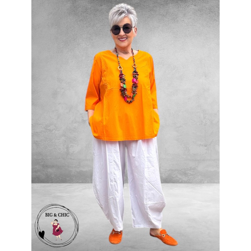 Moonshine Shirt  A-Lijn Oranje