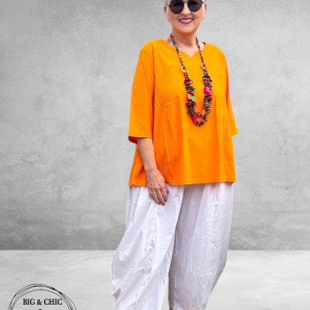 Moonshine Shirt  A-Lijn Oranje