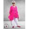 Moonshine Tuniek Rafelrand Pink