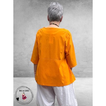 Moonshine Shirt  A-Lijn Oranje