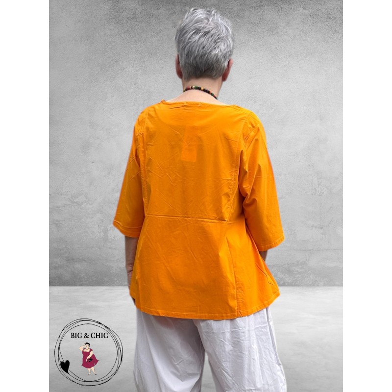 Moonshine Shirt  A-Lijn Oranje