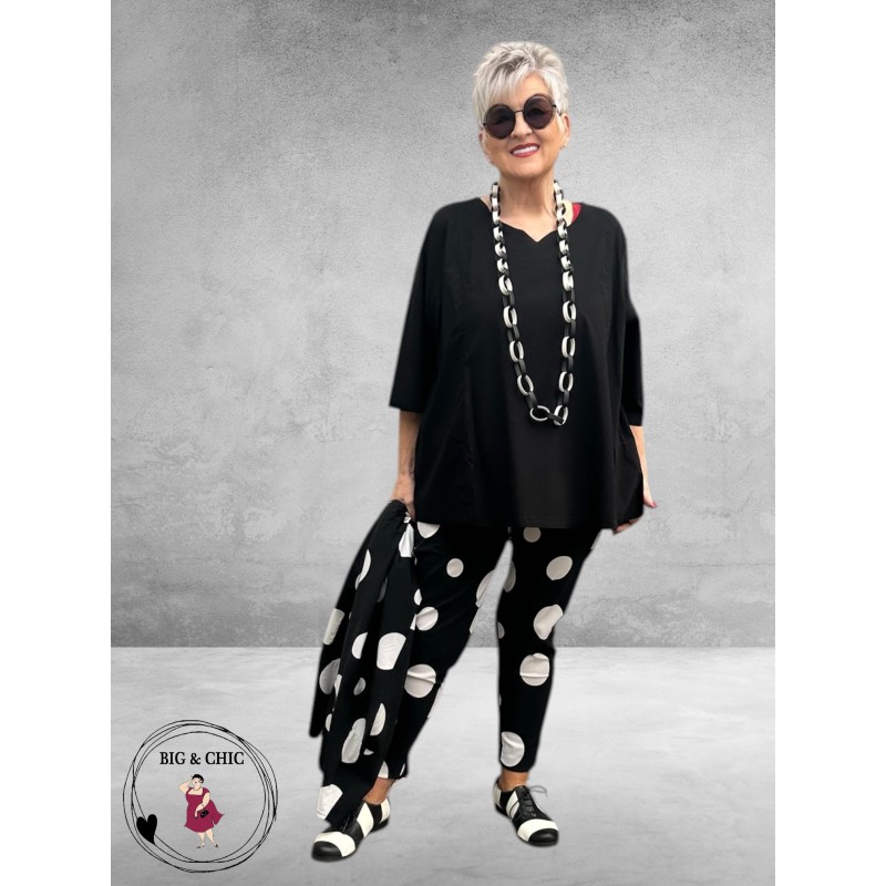 Moonshine Shirt  A-Lijn Zwart