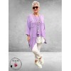 Trui High-Low Asymetrisch Lila 