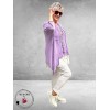 Trui High-Low Asymetrisch Lila 