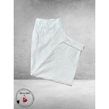 New Collection Broek Slim Stretch Wit