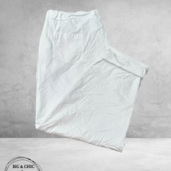 New Collection Broek Slim Stretch Wit